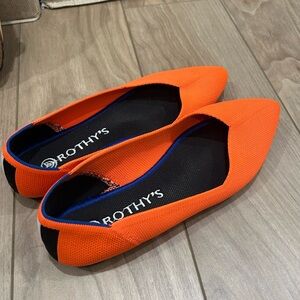 Rothy's Bright Orange/Coral  Women's Flats